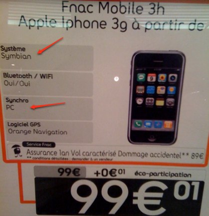 Cartaz da Fnac francesa