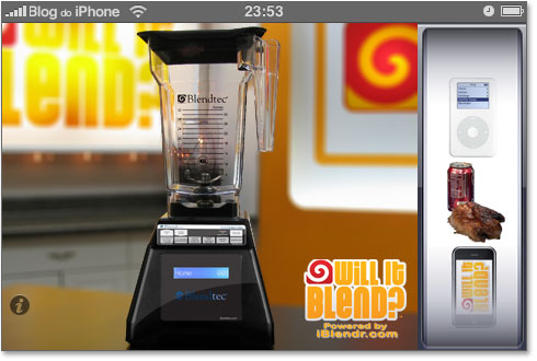 Aplicativo Will It Blend