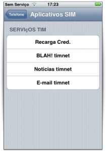 Aplicativos SIM