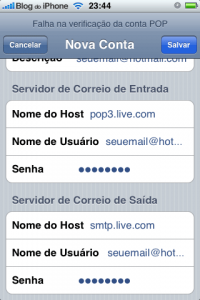 Configurações
