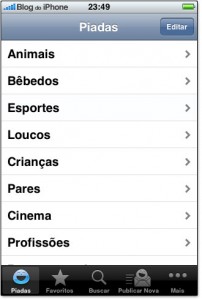 Aplicativo Piadas