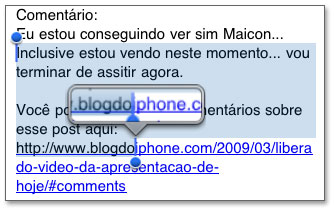 Copiarcolar no iPhone