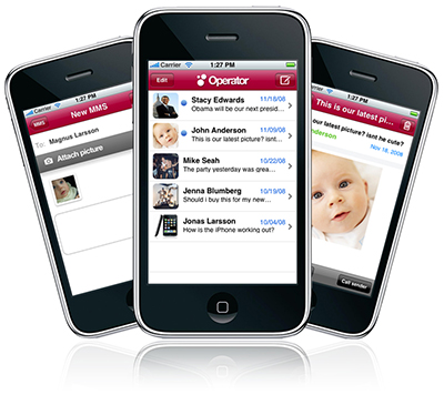Aplicativo de MMS para iPhone