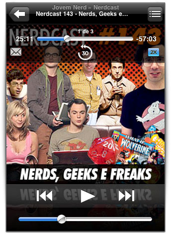 Podcast no iPhone OS 30