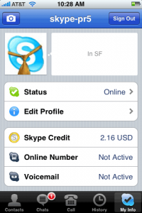 Skype para iPhone