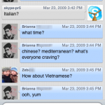 Chat do Skype