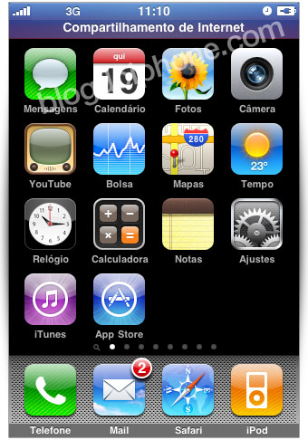 Tethering no iPhone
