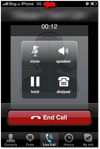 VoIP pela rede 3G