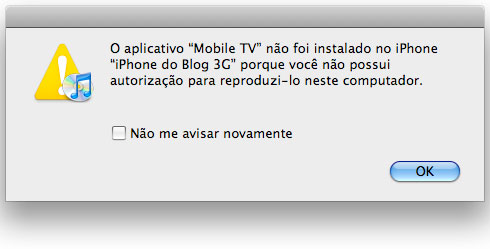 Sem autorização