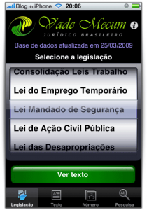 Legislações sempre à mão