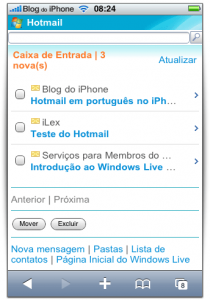 Windows Live no iPhone