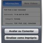 Possibilidade de Comentar e Avaliar
