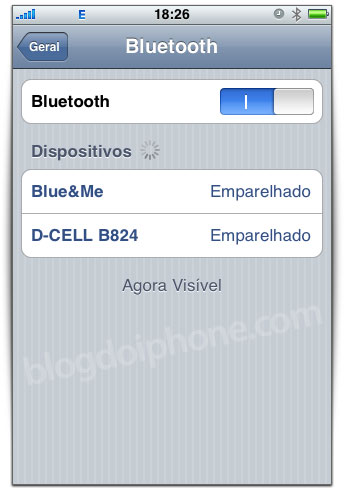 BlueMe no iPhone