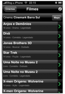 Lista de filmes