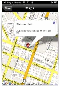 Mapa do cinema