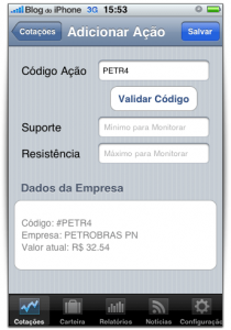 Inclusão de índices