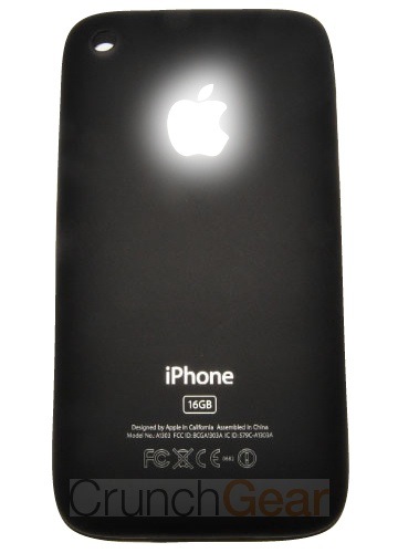 Maçã luminosa no novo iPhone