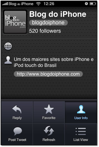 Twitter no iPhone
