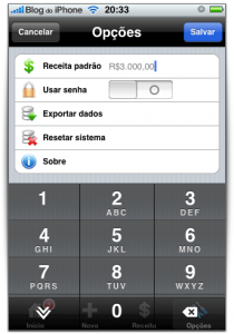 Configurações