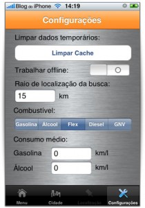 Configurações