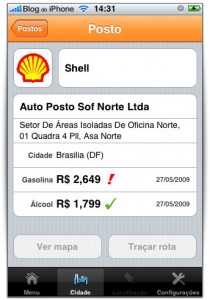 Detalhes do posto