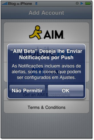 Ativação do Push