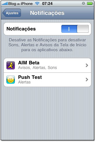 Configurações