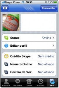 Skype em português