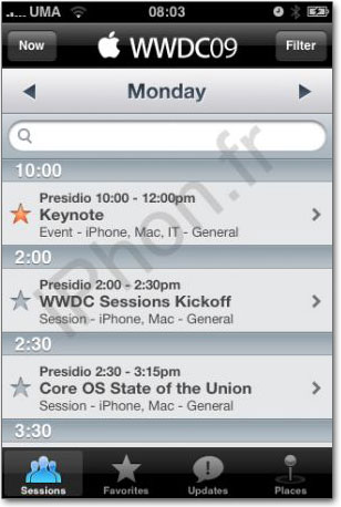 Aplicativo WWDC