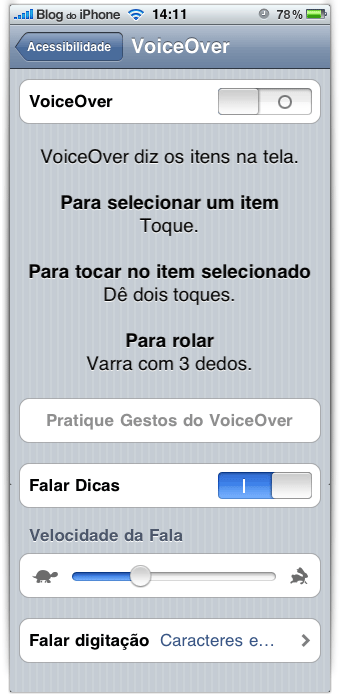 VoiceOver