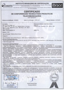 Certificado de Conformidade