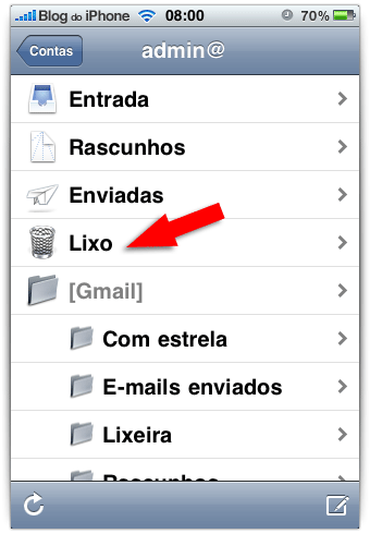 Lixo do Mail