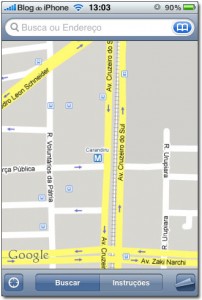 Mapas dos arredores das estações