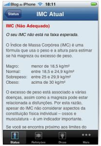 Cálculo do IMC