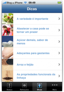 Dicas de alimentação
