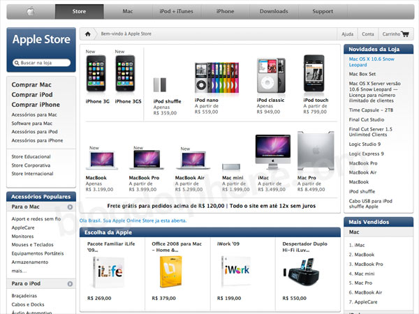 Apple Store Online Brasil
