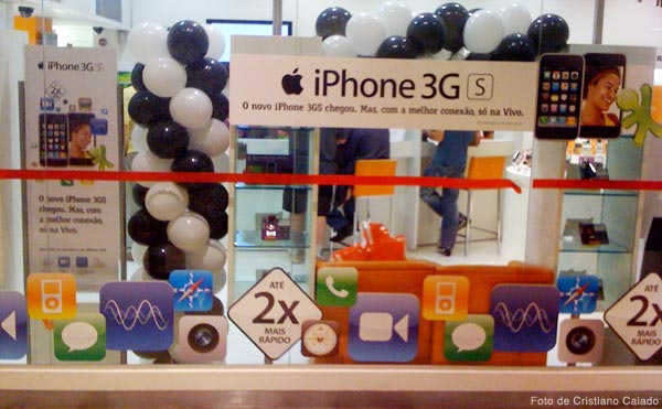 Loja preparada para o iPhone 3GS