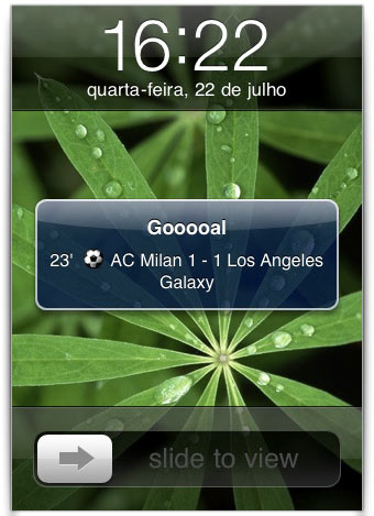 Gooooal 2009 com push