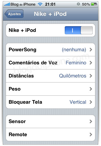Ativando a função
