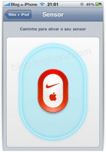 Pareamento com o sensor