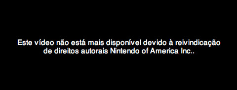Vídeo retirado do ar