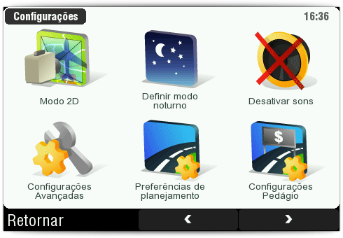 Configurações