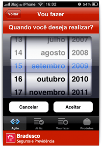 Determine quando você fará