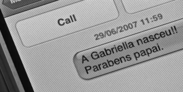 SMS em um iPhone
