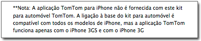 Nota da TomTom