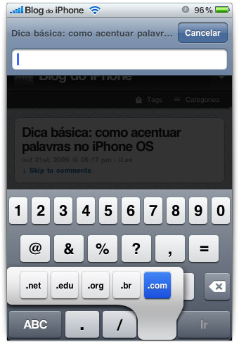 Extensões de internet
