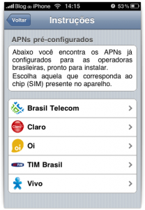 APNs de operadoras