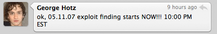 Twitter geohot
