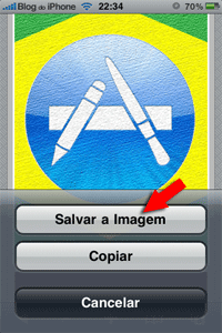 Gravando a imagem