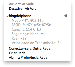 Endereço MAC no Mac